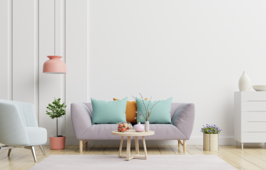 Living, dining, common areas
